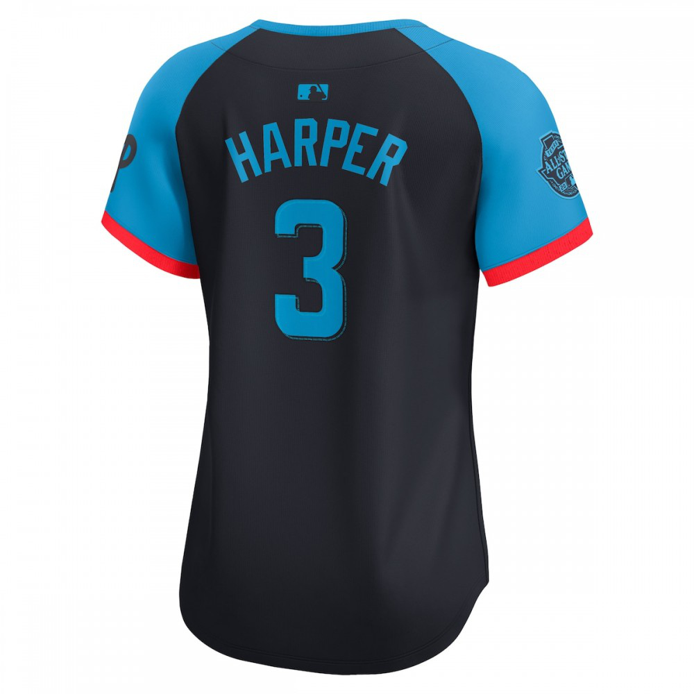 Bryce Harper National League Women's 2024 MLB All-Star Game Limited Player Jersey - Navy-Pro Kit Vault | Brand New 26/27 Sports Jerseys